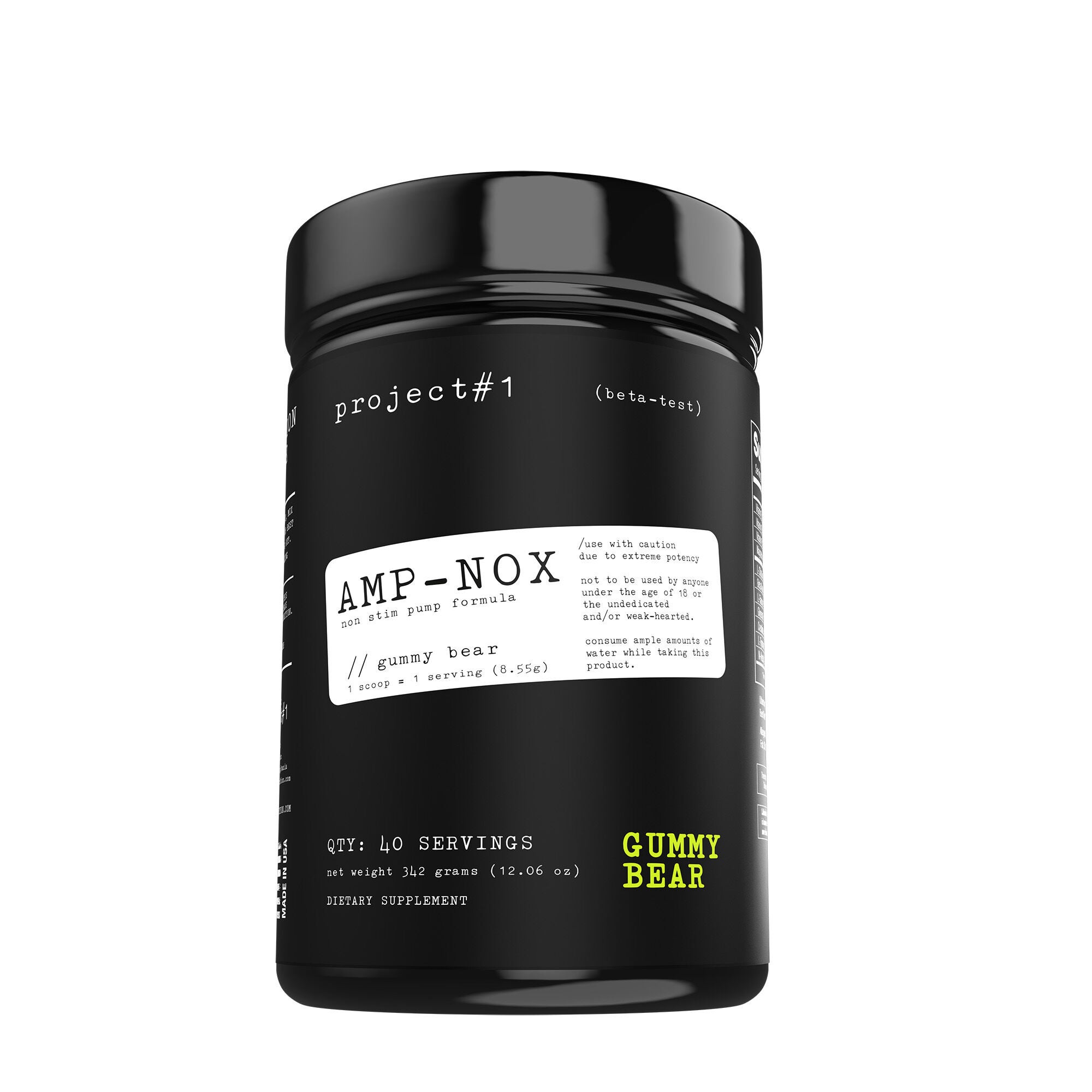 Amp-Nox Non-Stim Pump - Gummy Bear (40 Servings)  | GNC